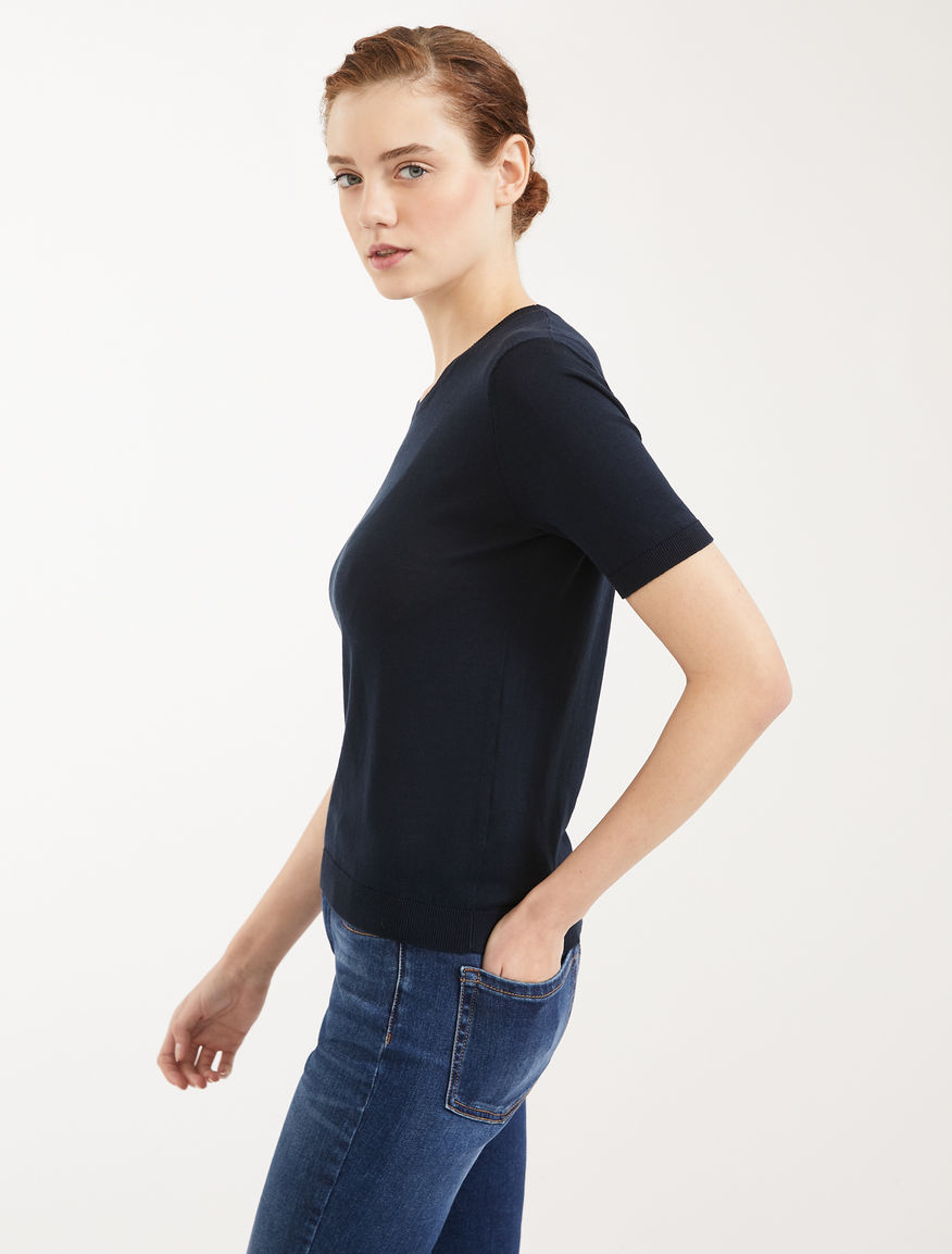 Cotton and silk yarn jumper Weekend Maxmara Cotton and silk yarn jumper Weekend Maxmara