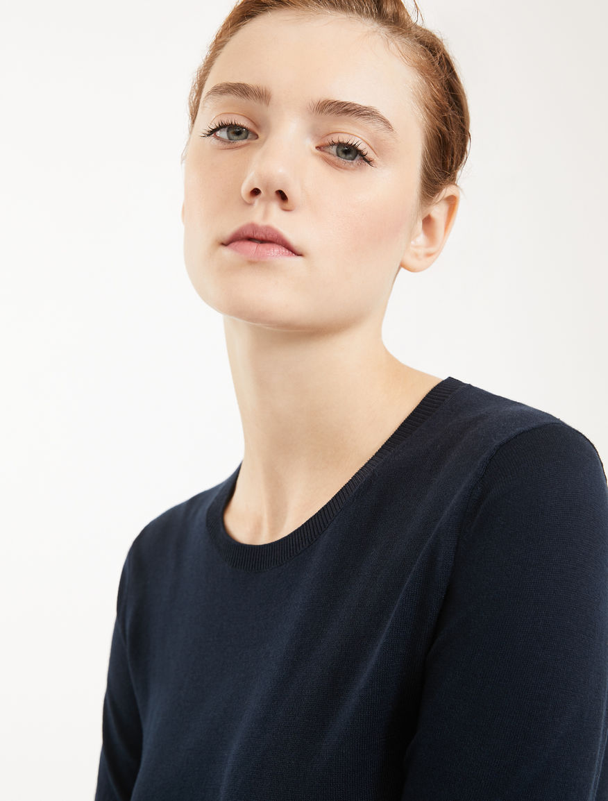 Cotton and silk yarn jumper Weekend Maxmara Cotton and silk yarn jumper Weekend Maxmara