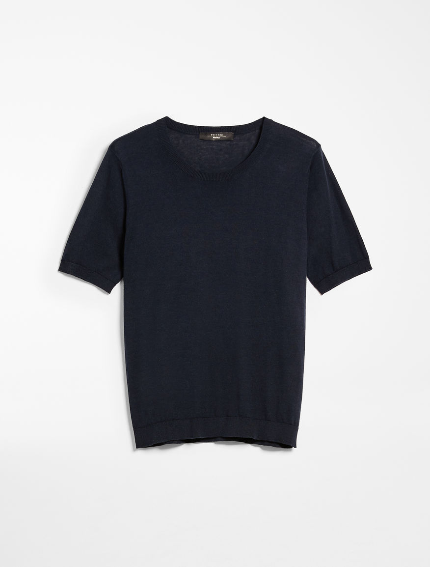 Cotton and silk yarn jumper Weekend Maxmara Cotton and silk yarn jumper Weekend Maxmara