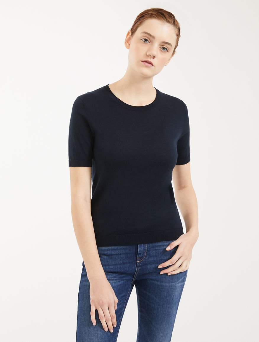 Cotton and silk yarn jumper Weekend Maxmara Cotton and silk yarn jumper Weekend Maxmara