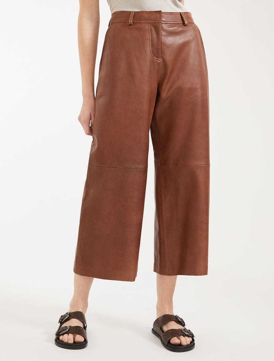 Nappa leather trousers Weekend Maxmara Nappa leather trousers Weekend Maxmara