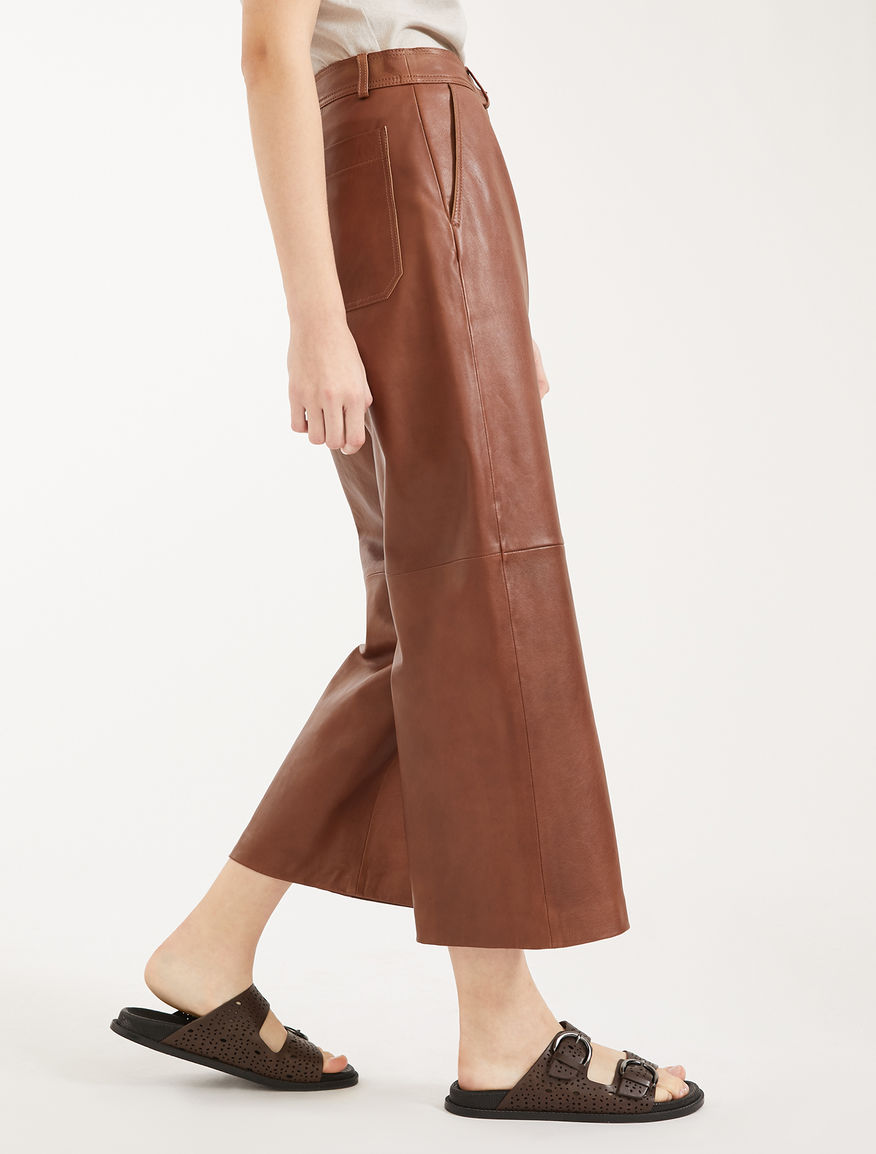 Nappa leather trousers Weekend Maxmara Nappa leather trousers Weekend Maxmara