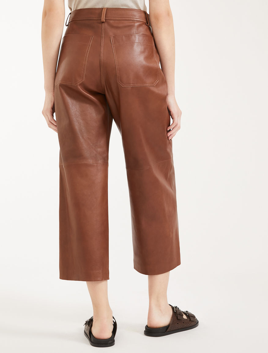 Nappa leather trousers Weekend Maxmara Nappa leather trousers Weekend Maxmara