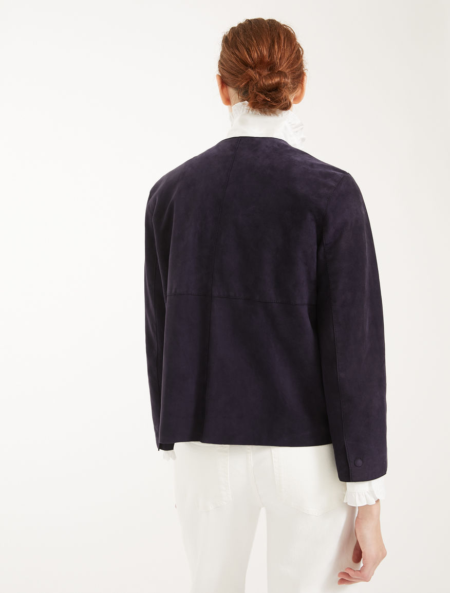 Giacca in pelle scamosciata Weekend Maxmara Giacca in pelle scamosciata Weekend Maxmara