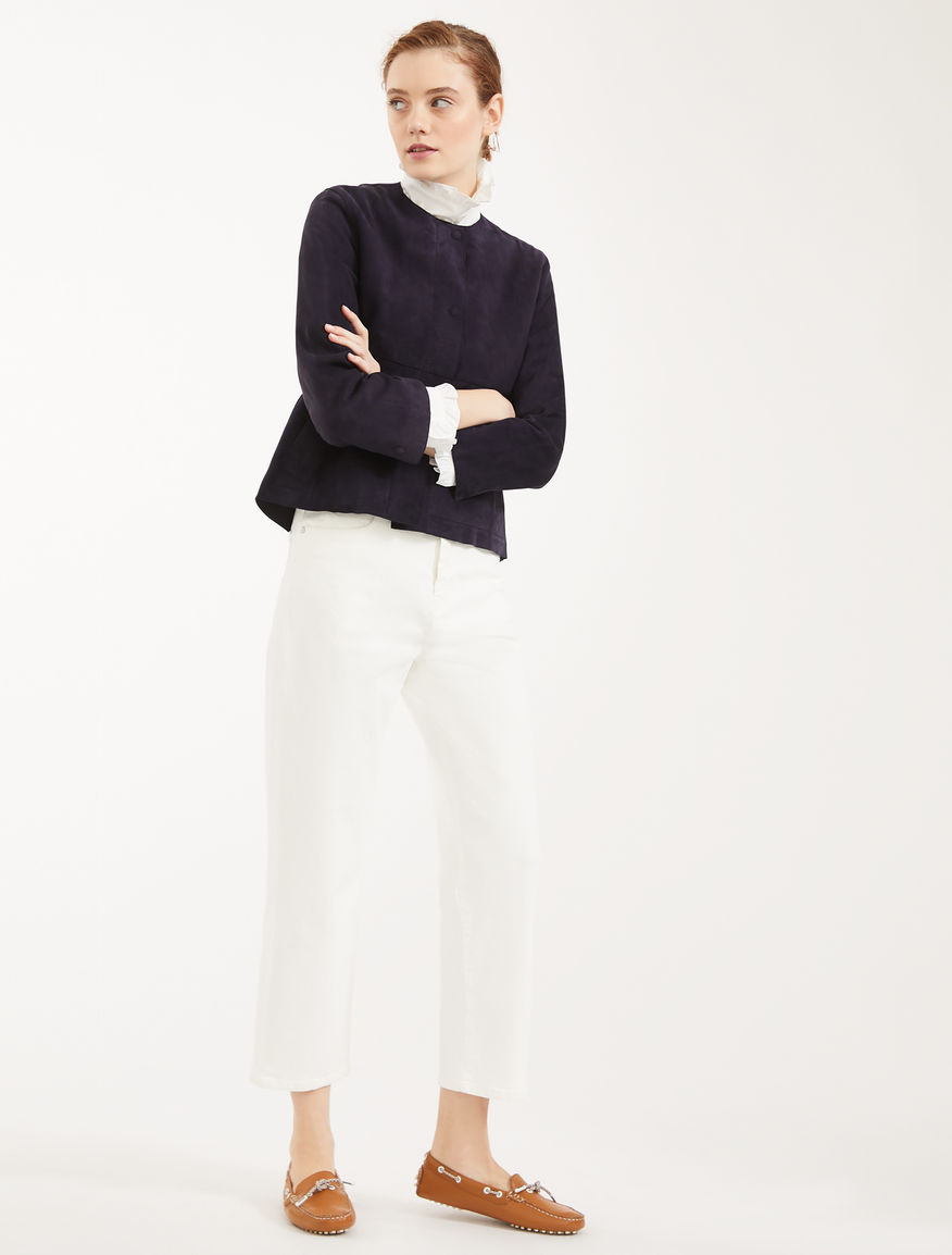 Giacca in pelle scamosciata Weekend Maxmara Giacca in pelle scamosciata Weekend Maxmara