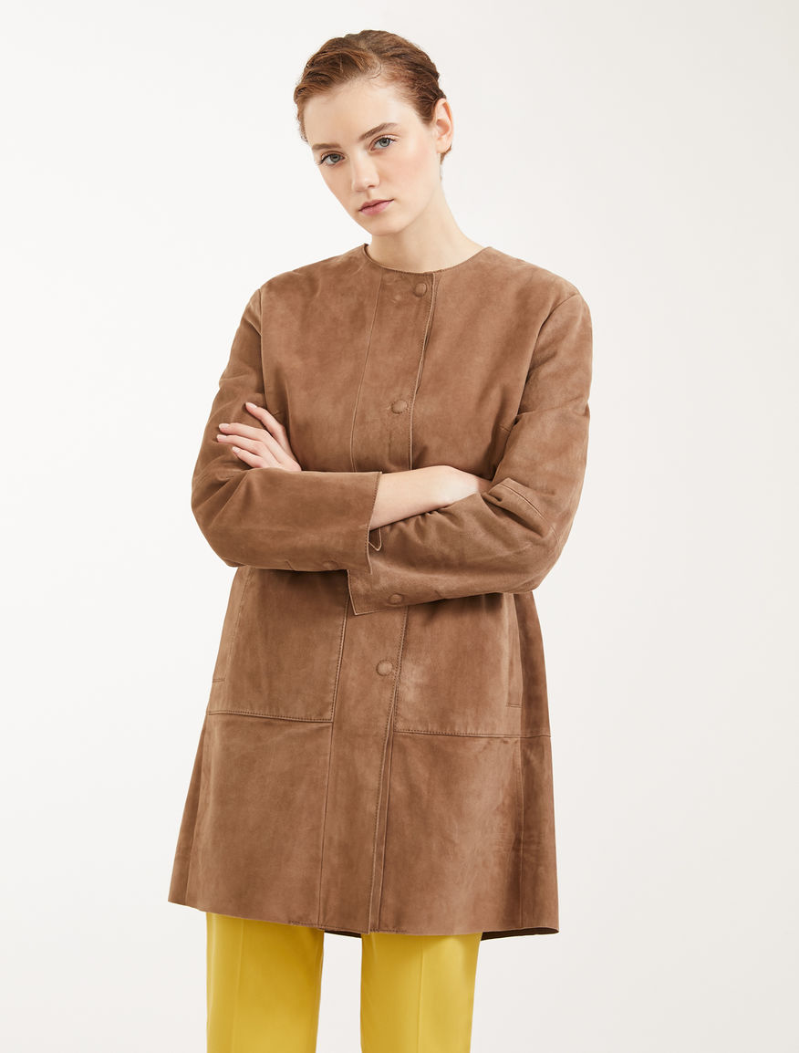 Suede overcoat Weekend Maxmara Suede overcoat Weekend Maxmara