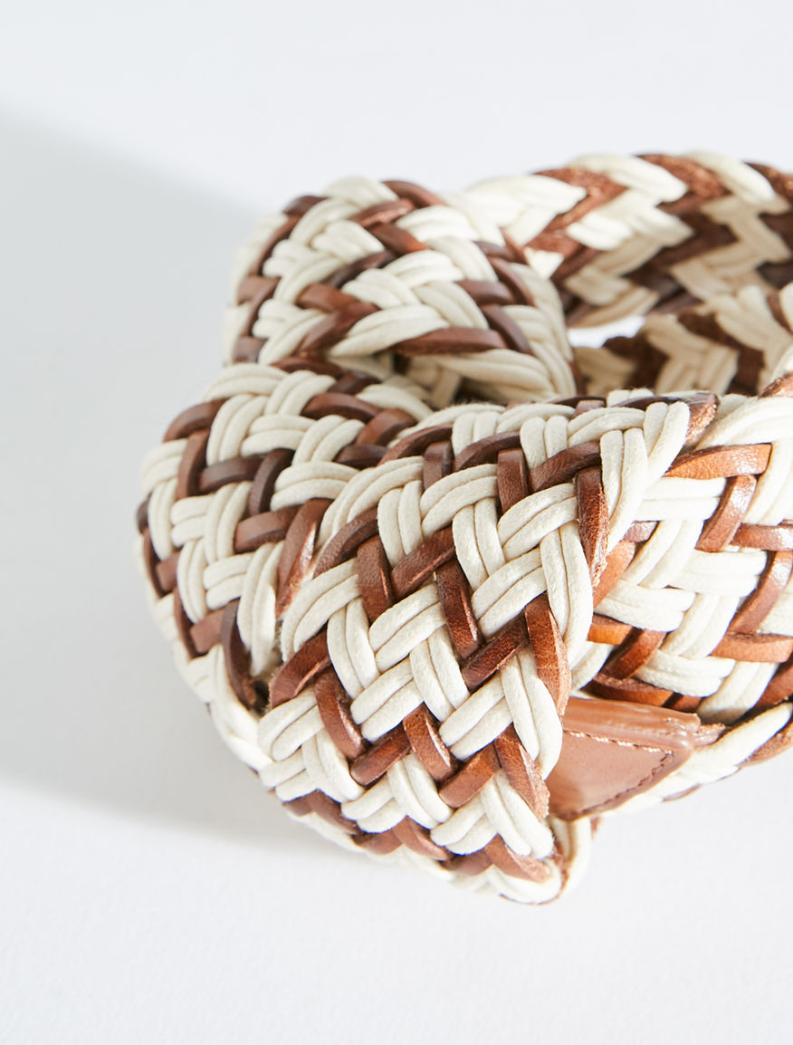 Leather and cotton woven belt Weekend Maxmara Leather and cotton woven belt Weekend Maxmara