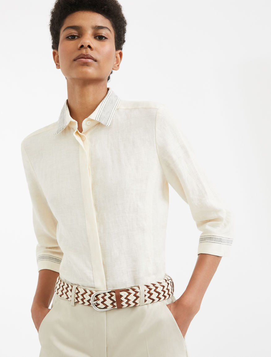 Leather and cotton woven belt Weekend Maxmara Leather and cotton woven belt Weekend Maxmara