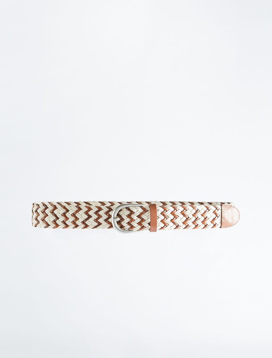 Leather and cotton woven belt Weekend Maxmara Leather and cotton woven belt Weekend Maxmara