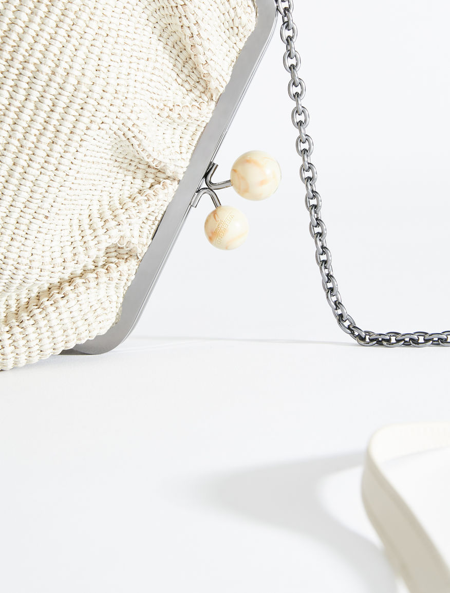 Medium raffia Pasticcino Bag Weekend Maxmara Medium raffia Pasticcino Bag Weekend Maxmara