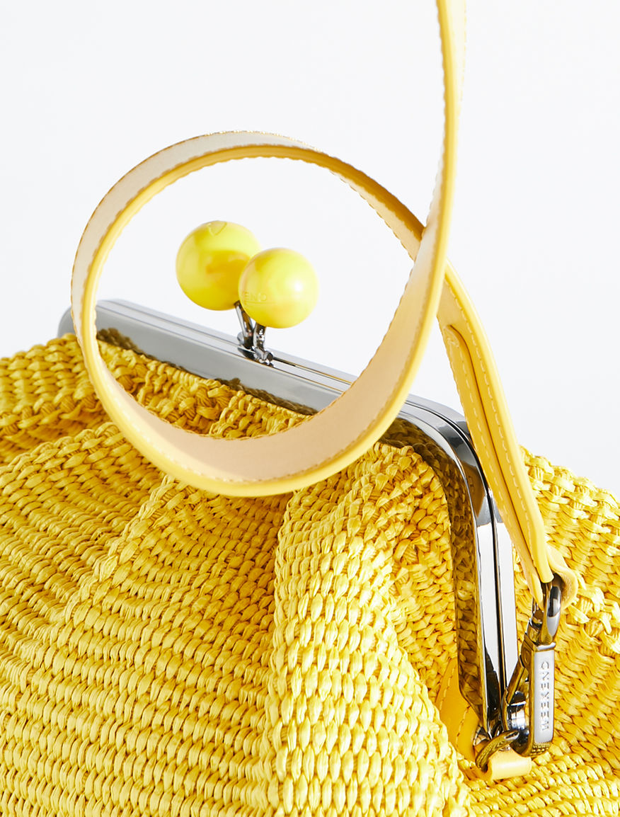 Medium raffia Pasticcino Bag Weekend Maxmara Medium raffia Pasticcino Bag Weekend Maxmara