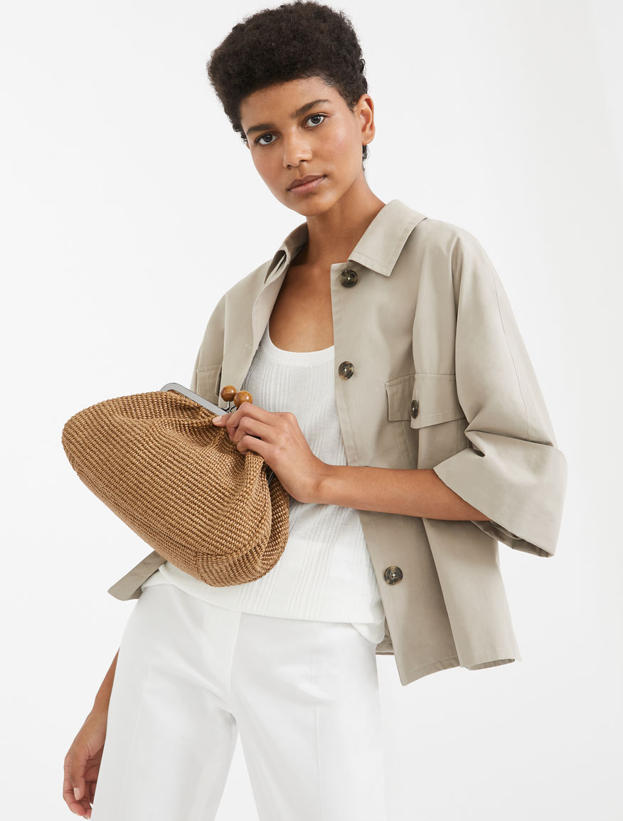 Medium raffia Pasticcino Bag Weekend Maxmara Medium raffia Pasticcino Bag Weekend Maxmara