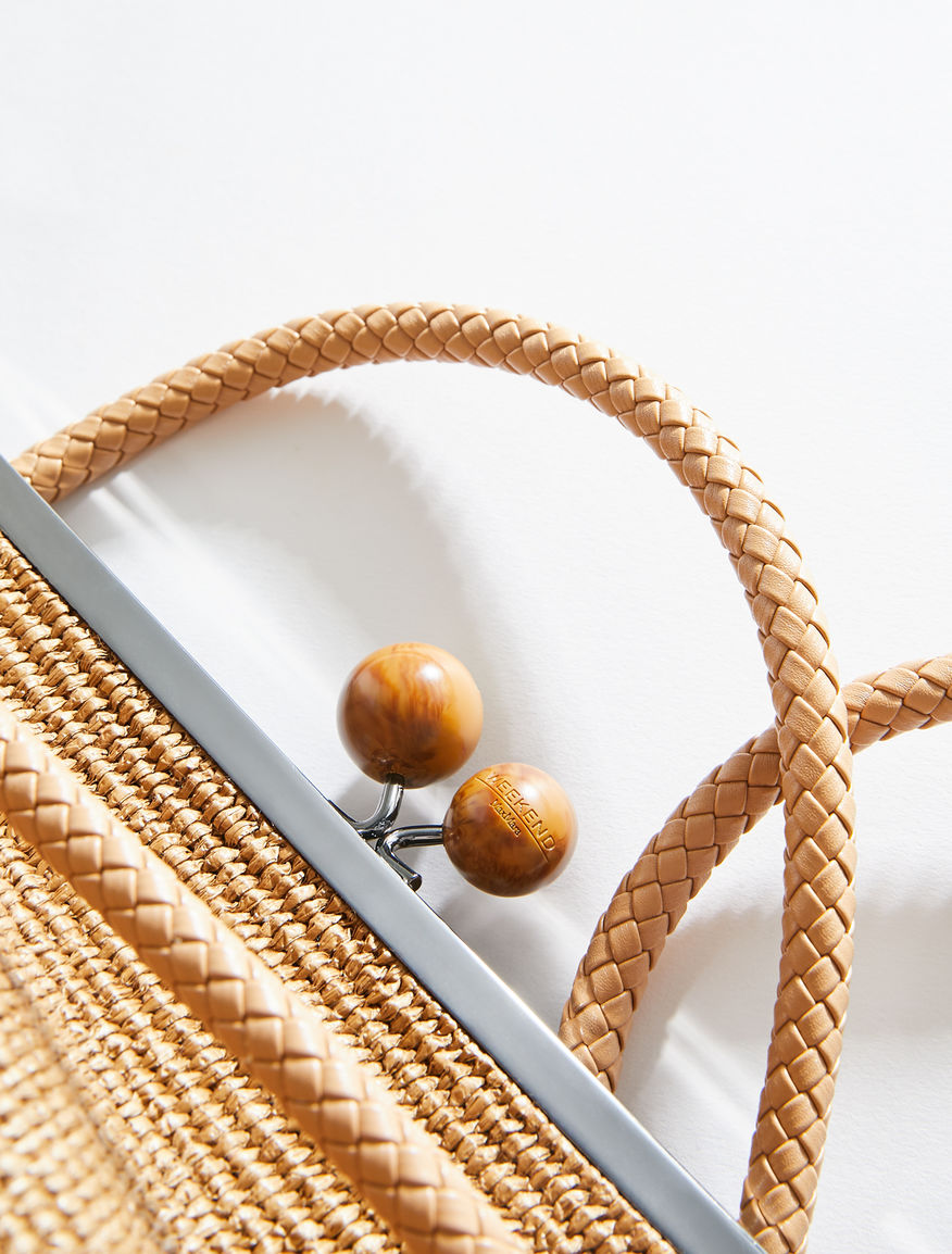 Large raffia Pasticcino Bag Weekend Maxmara Large raffia Pasticcino Bag Weekend Maxmara