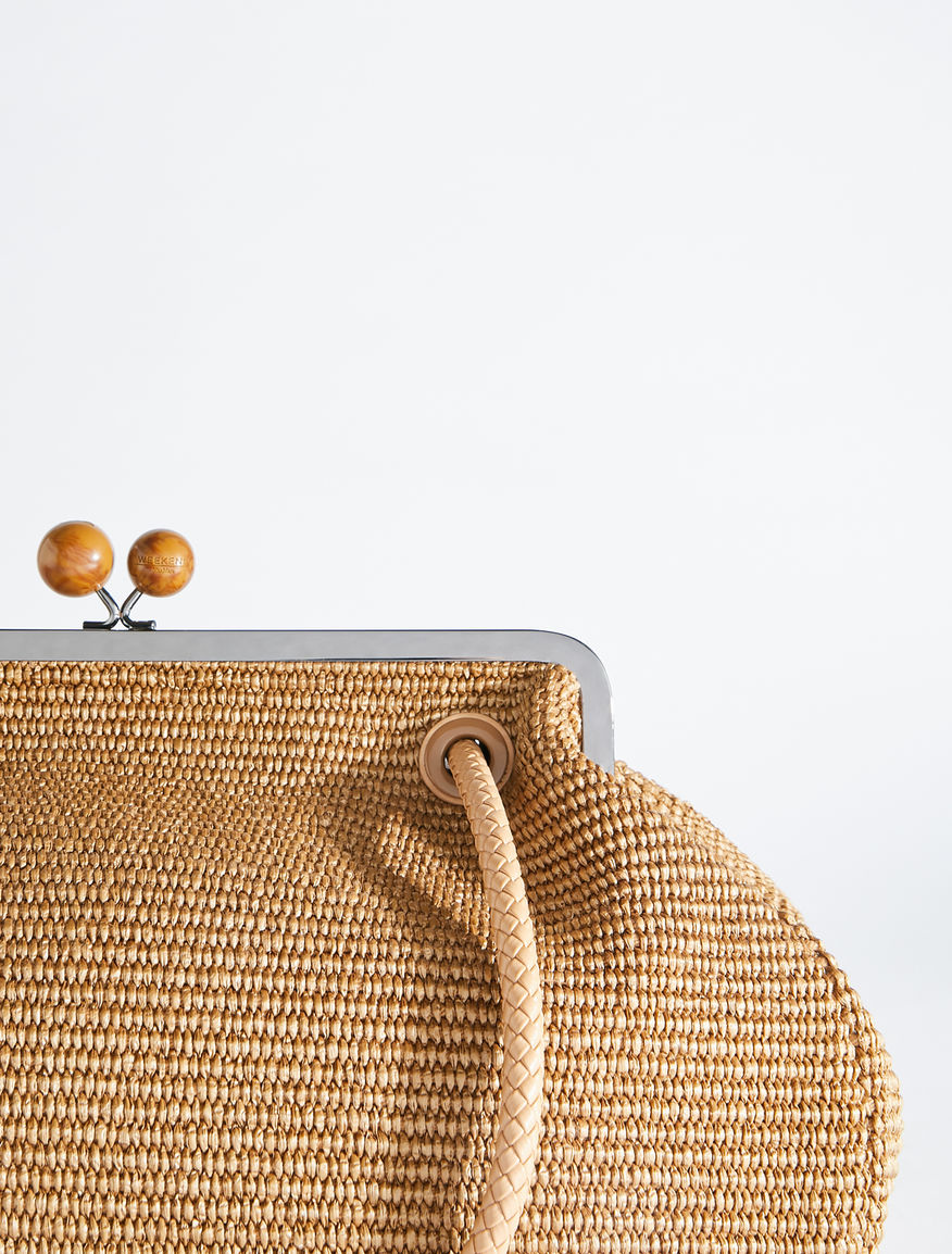 Large raffia Pasticcino Bag Weekend Maxmara Large raffia Pasticcino Bag Weekend Maxmara