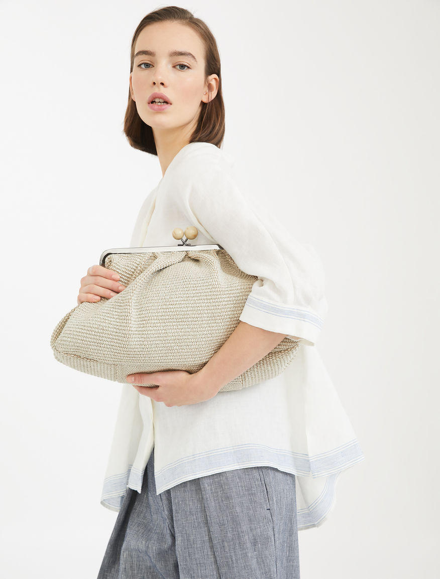 Large raffia Pasticcino Bag Weekend Maxmara Large raffia Pasticcino Bag Weekend Maxmara