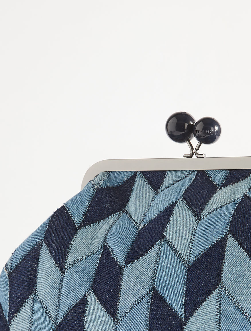 Medium Pasticcino Bag in patchwork denim Weekend Maxmara Medium Pasticcino Bag in patchwork denim Weekend Maxmara