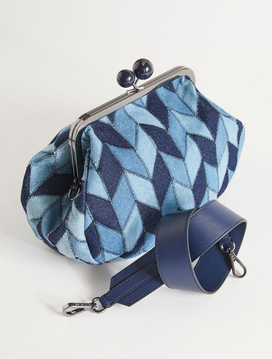 Medium Pasticcino Bag in patchwork denim Weekend Maxmara Medium Pasticcino Bag in patchwork denim Weekend Maxmara