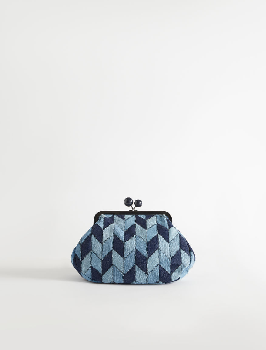Medium Pasticcino Bag in patchwork denim Weekend Maxmara Medium Pasticcino Bag in patchwork denim Weekend Maxmara