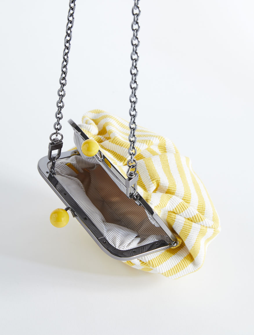 Pasticcino Bag mini in cotone rigato Weekend Maxmara Pasticcino Bag mini in cotone rigato Weekend Maxmara