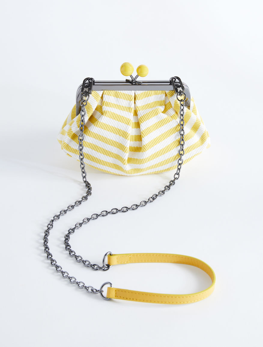 Pasticcino Bag mini in cotone rigato Weekend Maxmara Pasticcino Bag mini in cotone rigato Weekend Maxmara