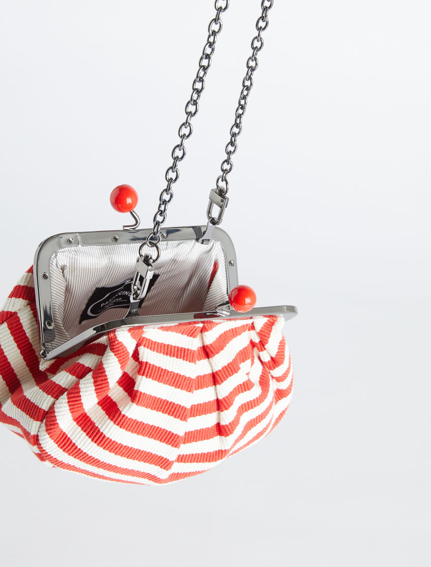 Pasticcino Bag mini in cotone rigato Weekend Maxmara Pasticcino Bag mini in cotone rigato Weekend Maxmara