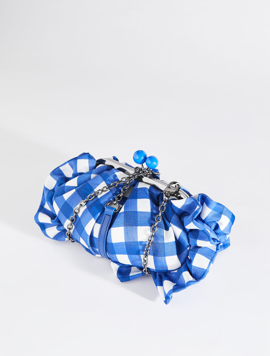 Small Pasticcino Bag in striped twill Weekend Maxmara Small Pasticcino Bag in striped twill Weekend Maxmara