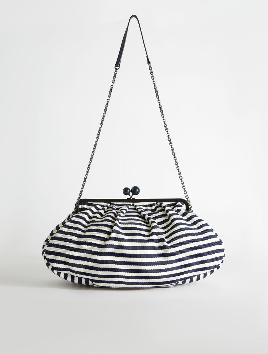 Maxi Pasticcino Bag in striped cotton Weekend Maxmara Maxi Pasticcino Bag in striped cotton Weekend Maxmara
