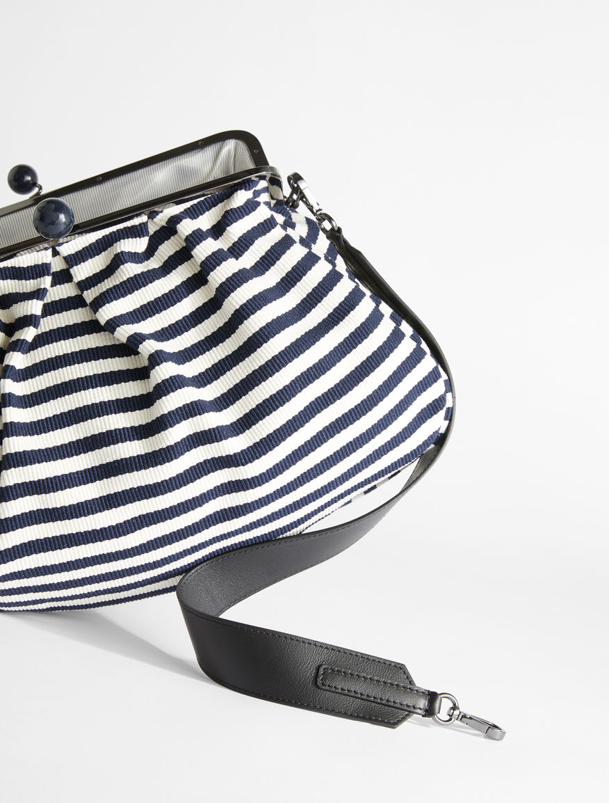 Maxi Pasticcino Bag in striped cotton Weekend Maxmara Maxi Pasticcino Bag in striped cotton Weekend Maxmara