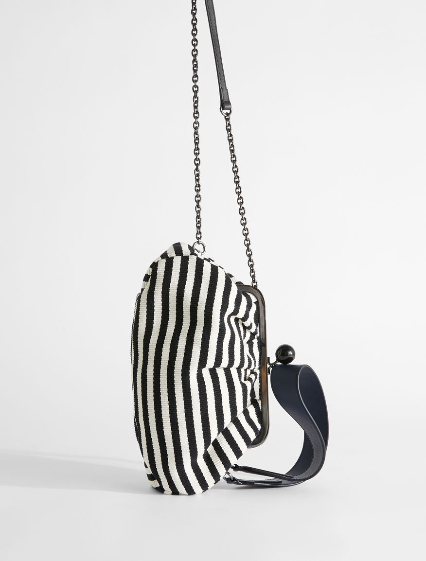 Medium Pasticcino Bag in striped cotton Weekend Maxmara Medium Pasticcino Bag in striped cotton Weekend Maxmara