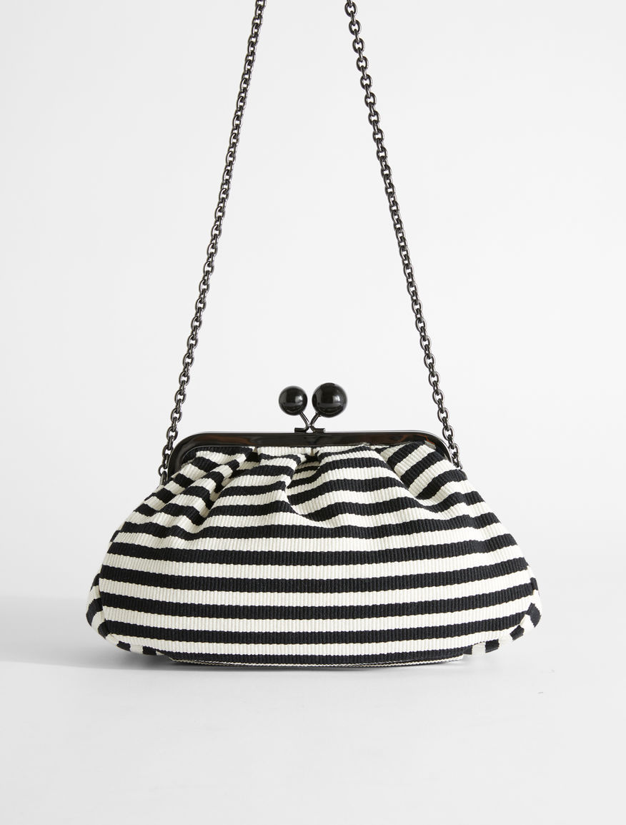Medium Pasticcino Bag in striped cotton Weekend Maxmara Medium Pasticcino Bag in striped cotton Weekend Maxmara