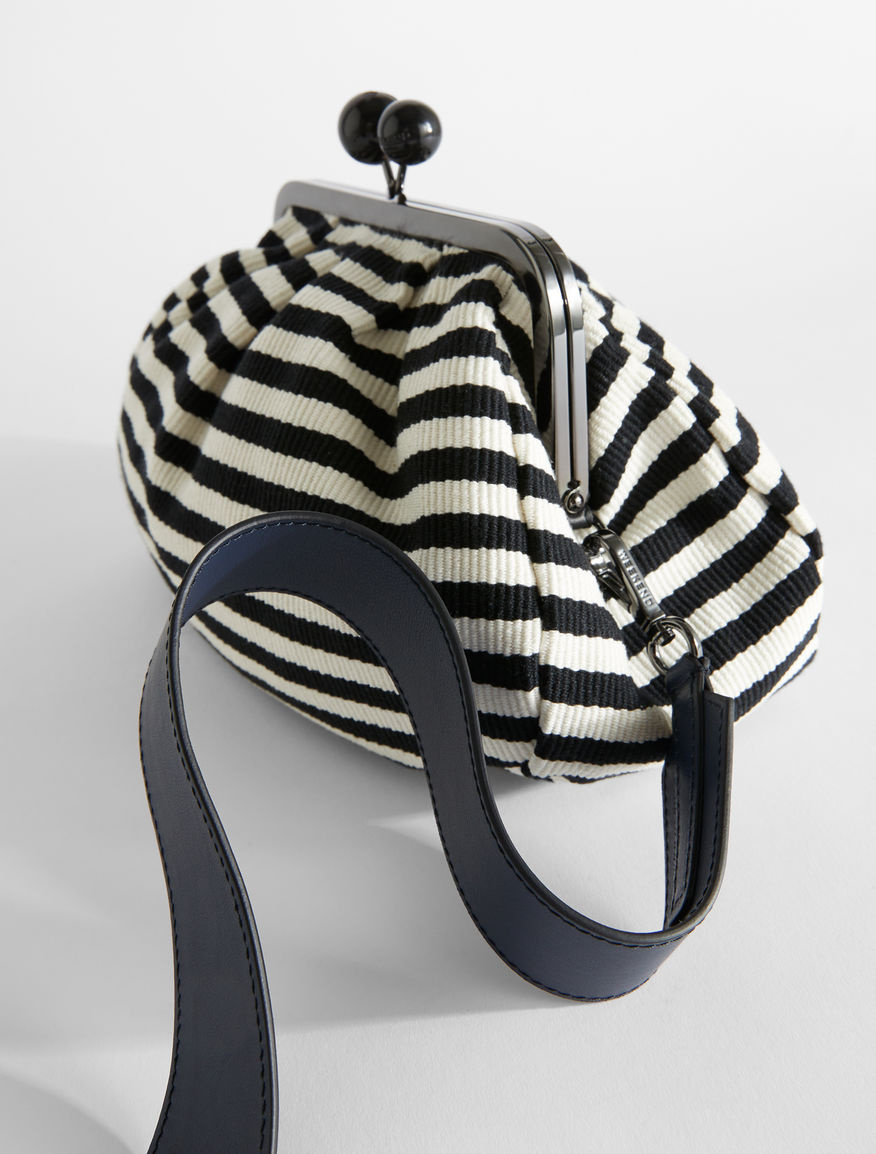Medium Pasticcino Bag in striped cotton Weekend Maxmara Medium Pasticcino Bag in striped cotton Weekend Maxmara