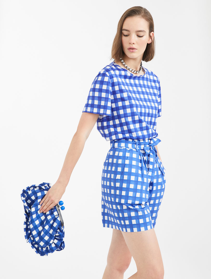 Medium Pasticcino Bag in printed twill Weekend Maxmara Medium Pasticcino Bag in printed twill Weekend Maxmara