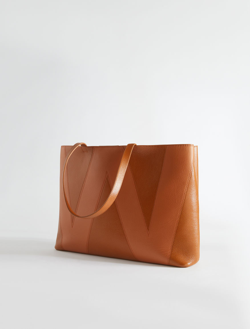 Deerskin-print leather tote Weekend Maxmara Deerskin-print leather tote Weekend Maxmara