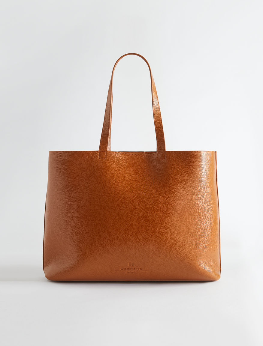 Deerskin-print leather tote Weekend Maxmara Deerskin-print leather tote Weekend Maxmara