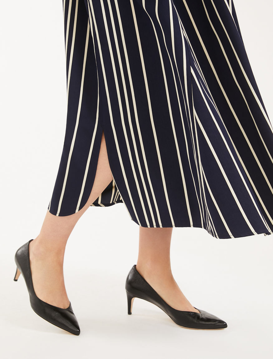 Lizard print leather court shoe Weekend Maxmara Lizard print leather court shoe Weekend Maxmara