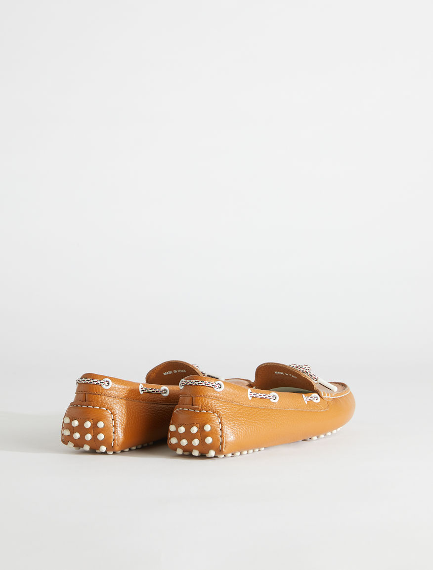 Deer print leather moccasin Weekend Maxmara Deer print leather moccasin Weekend Maxmara