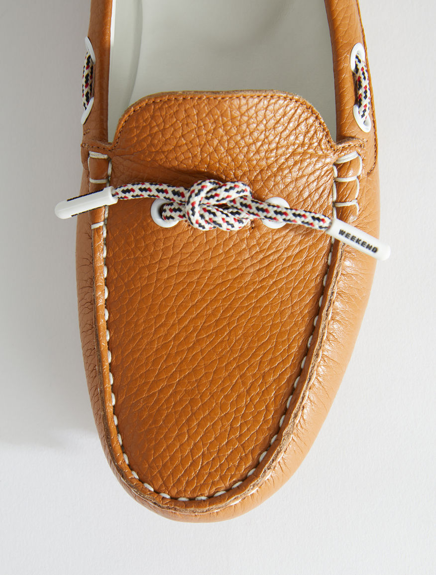 Deer print leather moccasin Weekend Maxmara Deer print leather moccasin Weekend Maxmara