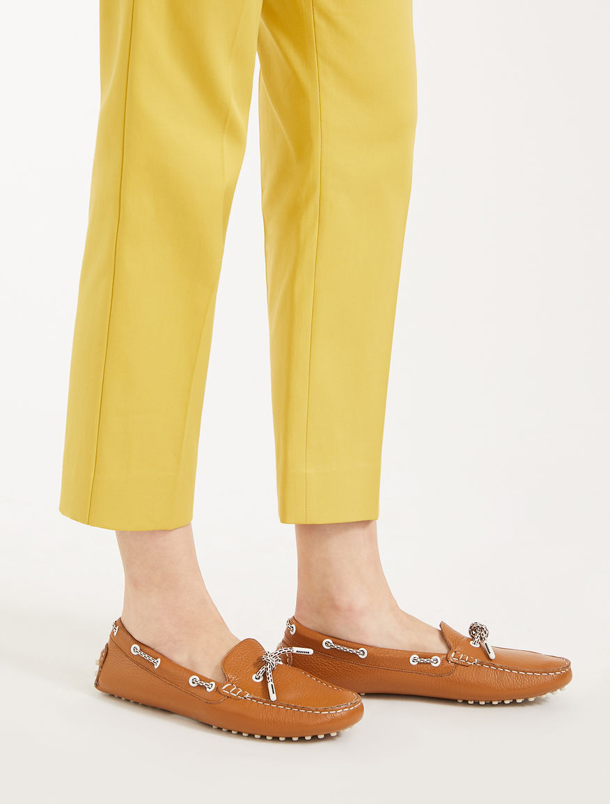 Deer print leather moccasin Weekend Maxmara Deer print leather moccasin Weekend Maxmara