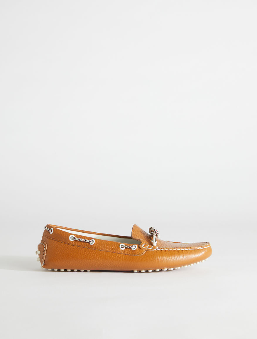 Deer print leather moccasin Weekend Maxmara Deer print leather moccasin Weekend Maxmara