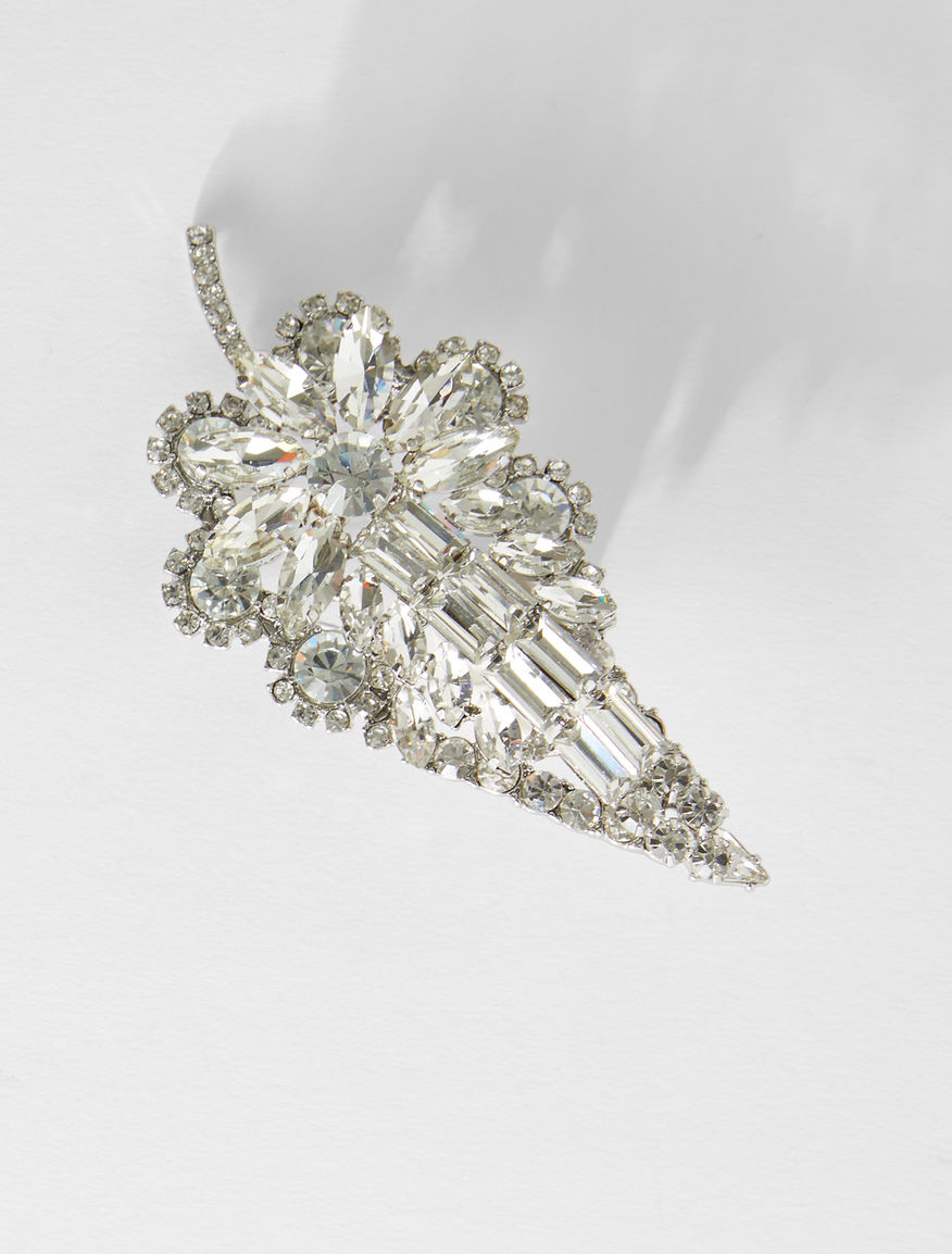 Metal brooch with rhinestones Weekend Maxmara Metal brooch with rhinestones Weekend Maxmara