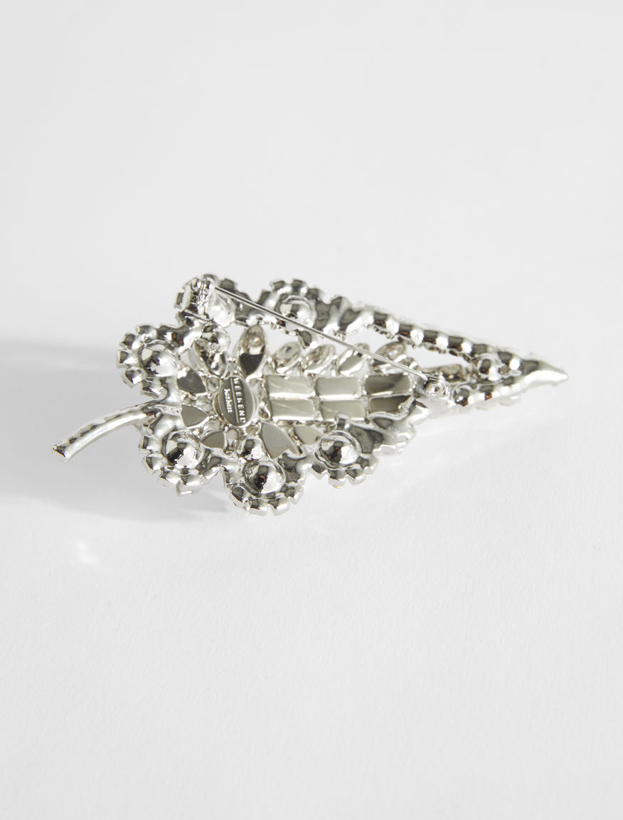Metal brooch with rhinestones Weekend Maxmara Metal brooch with rhinestones Weekend Maxmara