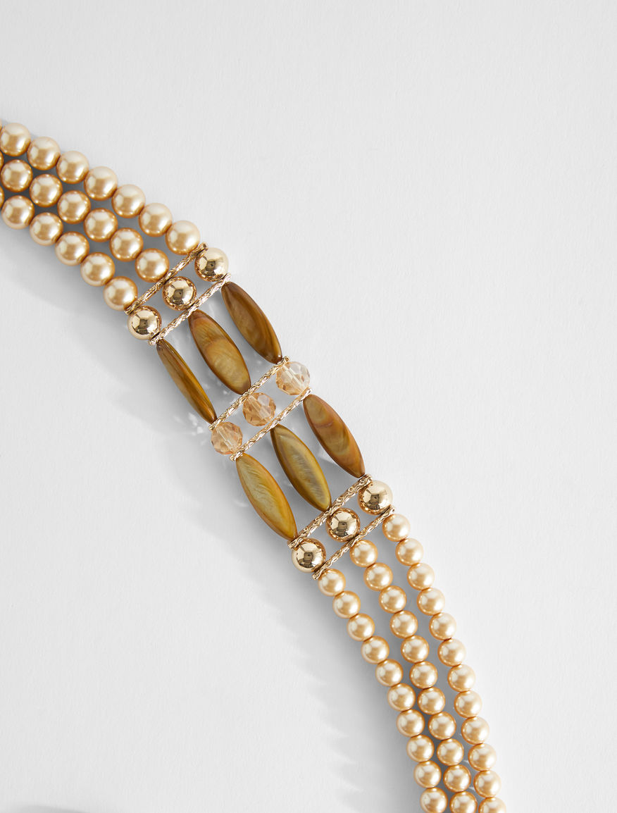 Three-strand beaded necklace Weekend Maxmara Three-strand beaded necklace Weekend Maxmara