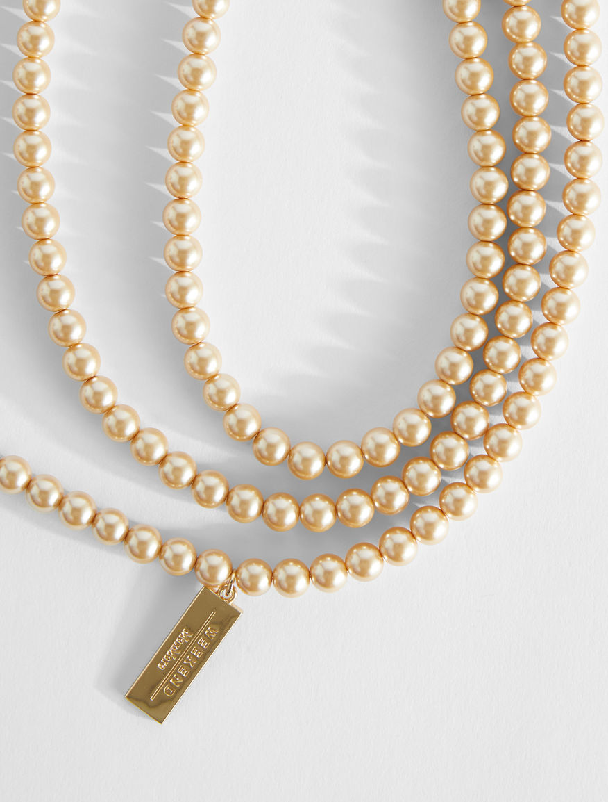 Three-strand beaded necklace Weekend Maxmara Three-strand beaded necklace Weekend Maxmara