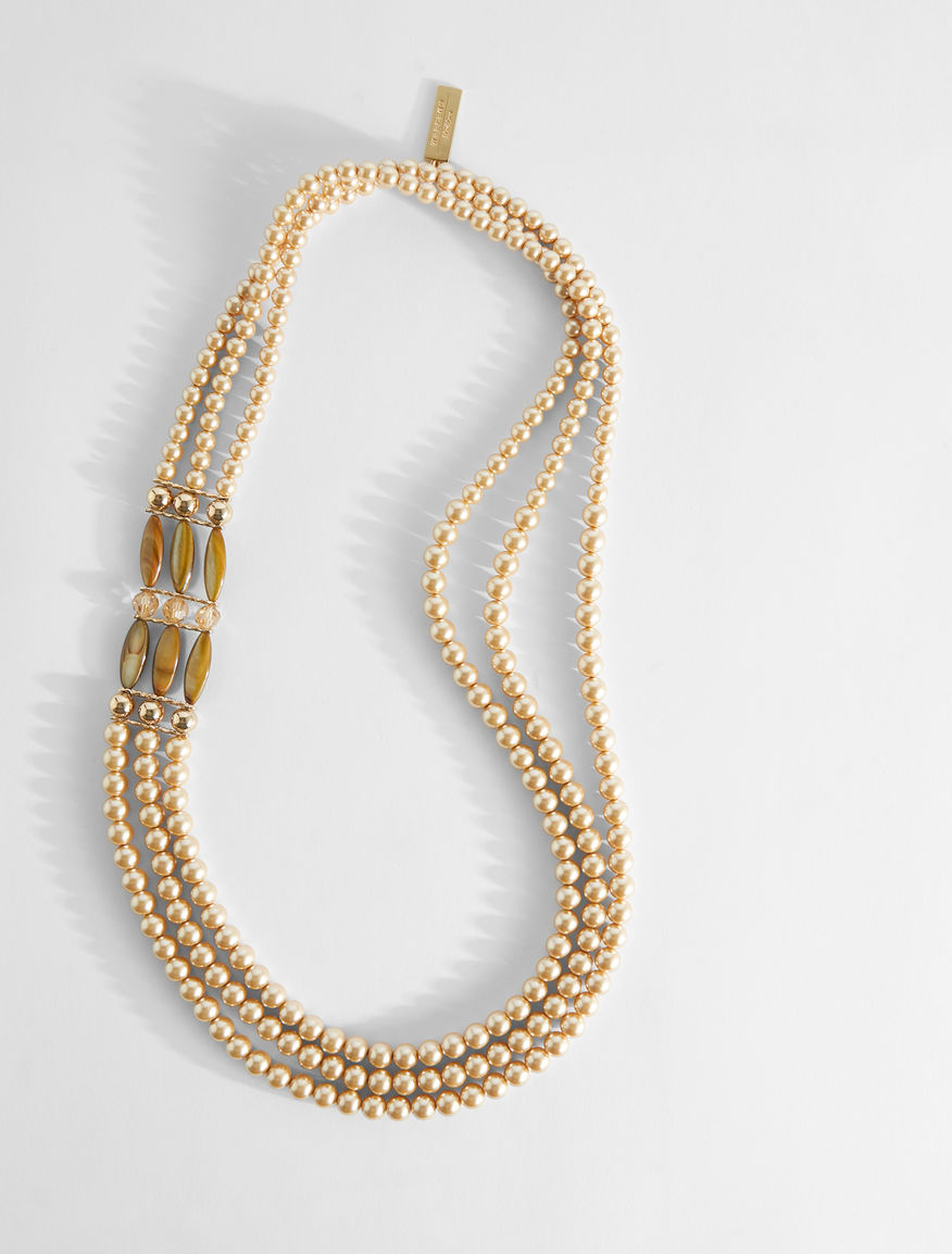 Three-strand beaded necklace Weekend Maxmara Three-strand beaded necklace Weekend Maxmara