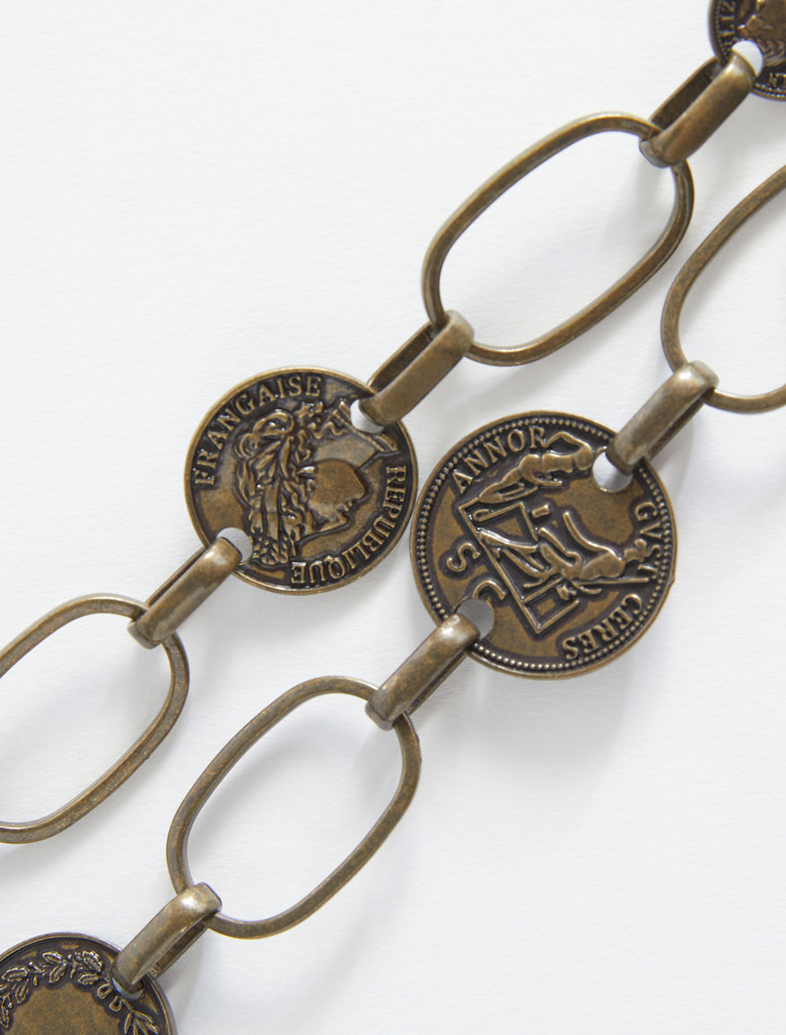 Metal necklace with coins Weekend Maxmara Metal necklace with coins Weekend Maxmara