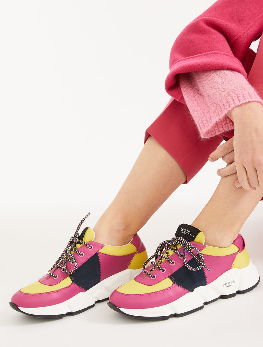 Suede leather sneakers Weekend Maxmara Suede leather sneakers Weekend Maxmara