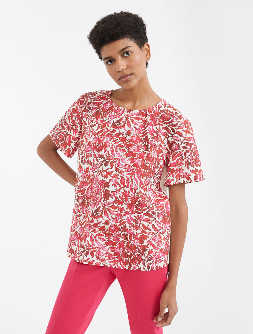 Jersey and cotton poplin T-shirt Weekend Maxmara Jersey and cotton poplin T-shirt Weekend Maxmara