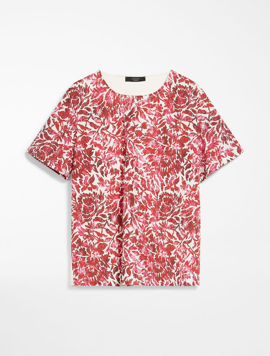 Jersey and cotton poplin T-shirt Weekend Maxmara Jersey and cotton poplin T-shirt Weekend Maxmara