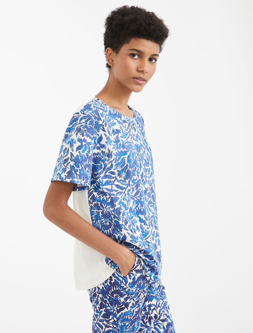 Jersey and cotton poplin T-shirt Weekend Maxmara Jersey and cotton poplin T-shirt Weekend Maxmara
