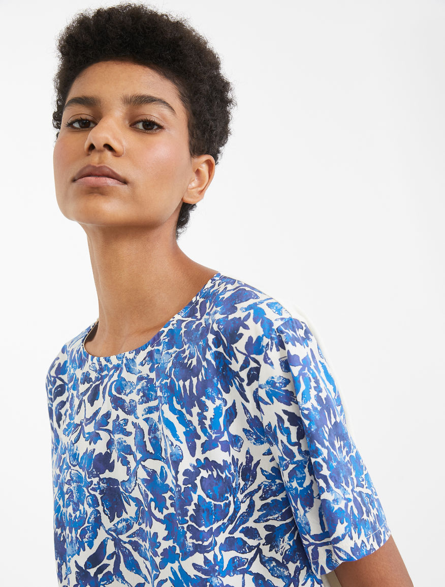 Jersey and cotton poplin T-shirt Weekend Maxmara Jersey and cotton poplin T-shirt Weekend Maxmara